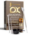 BROWSXPERT Professional Shading Touch-Up Kit — Henna Color Powder with Mixing Dish, Stir & Brush | 3.5g | Natural Look (Deep Dark Brown, Medium Brown, Light Brown)